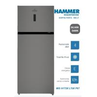 Hammer frigorifero doppia porta  388lt total  no-frost  172,5x69,5x67cm cl.e display dark silver