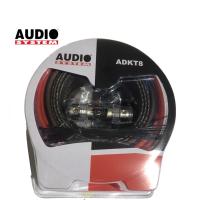 KIT CAVI AUDIOSYSTEM ADKT8 AMPLIFICATORE RCA ALIMENTAZIONE 8 AWG SUB CABLAGGIO
